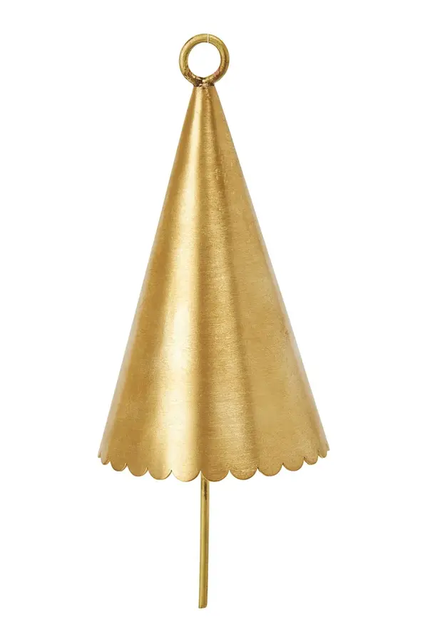 Ferm Living Božični okrasek ferm LIVING Cone Bell 12 cm 2-pack