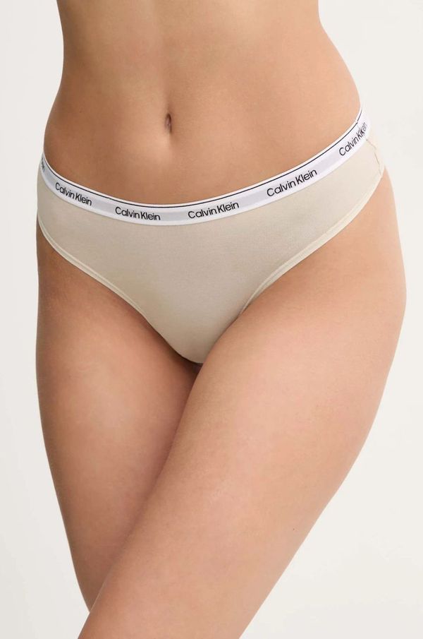 Calvin Klein Underwear Brazilke Calvin Klein Underwear bež barva, 000QD5246E