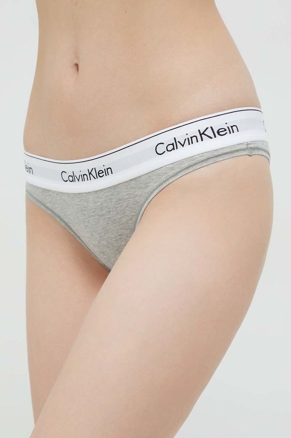 Calvin Klein Underwear Brazilke Calvin Klein Underwear siva barva
