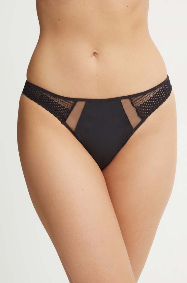 Chantelle Brazilke Chantelle črna barva, C22AG0