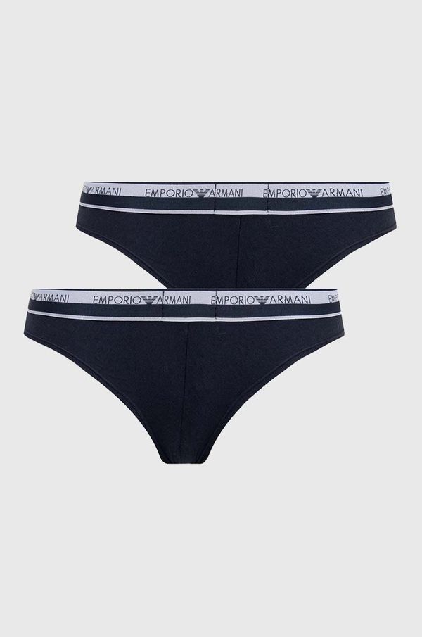 Emporio Armani Underwear Brazilke Emporio Armani Underwear 2-pack mornarsko modra barva 163337 4R227