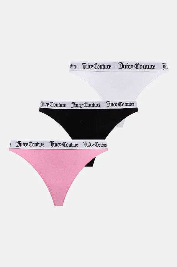 Juicy Couture Brazilke Juicy Couture DANA THONG PK 3-pack JCLTH224571