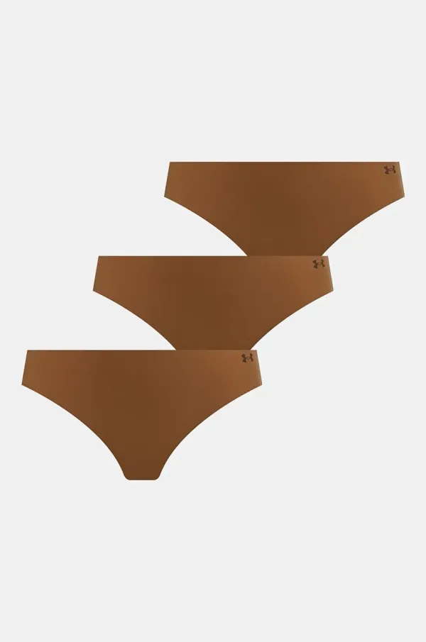 Under Armour Brazilke Under Armour 3-pack rjava barva