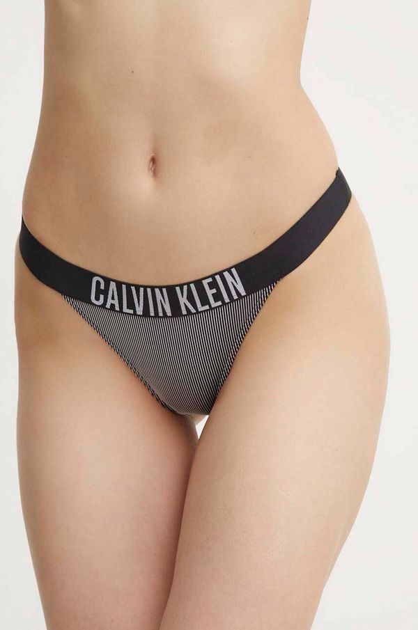 Calvin Klein Brazilke za kopanje Calvin Klein črna barva, KW0KW02611