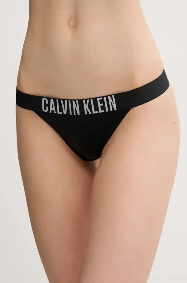 Calvin Klein Brazilke za kopanje Calvin Klein črna barva, KW0KW02857
