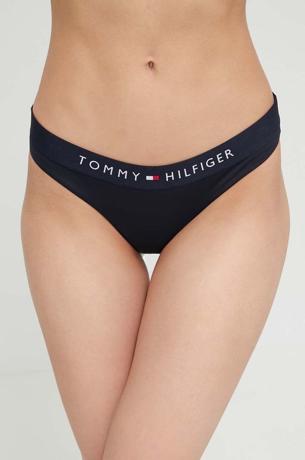 Tommy Hilfiger Brazilke za kopanje Tommy Hilfiger mornarsko modra barva