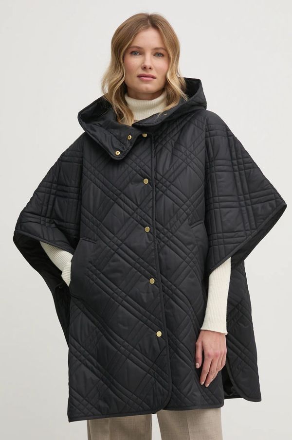 Barbour Brezrokavnik Barbour Astor Quilted Cape ženski, črna barva, LQU1746