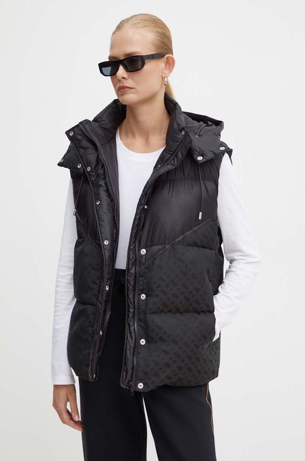 BOSS Brezrokavnik BOSS ženski, črna barva, 50518344