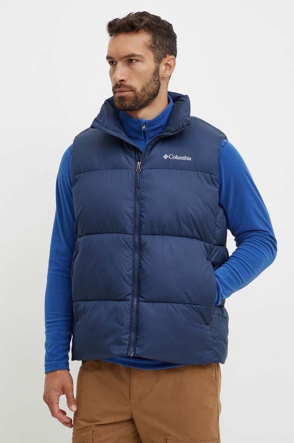 Columbia Brezrokavnik Columbia Puffect moški, mornarsko modra barva, 2086871