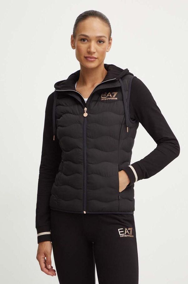 EA7 Emporio Armani Brezrokavnik EA7 Emporio Armani ženski, črna barva, TNF8Z.8NTQ08