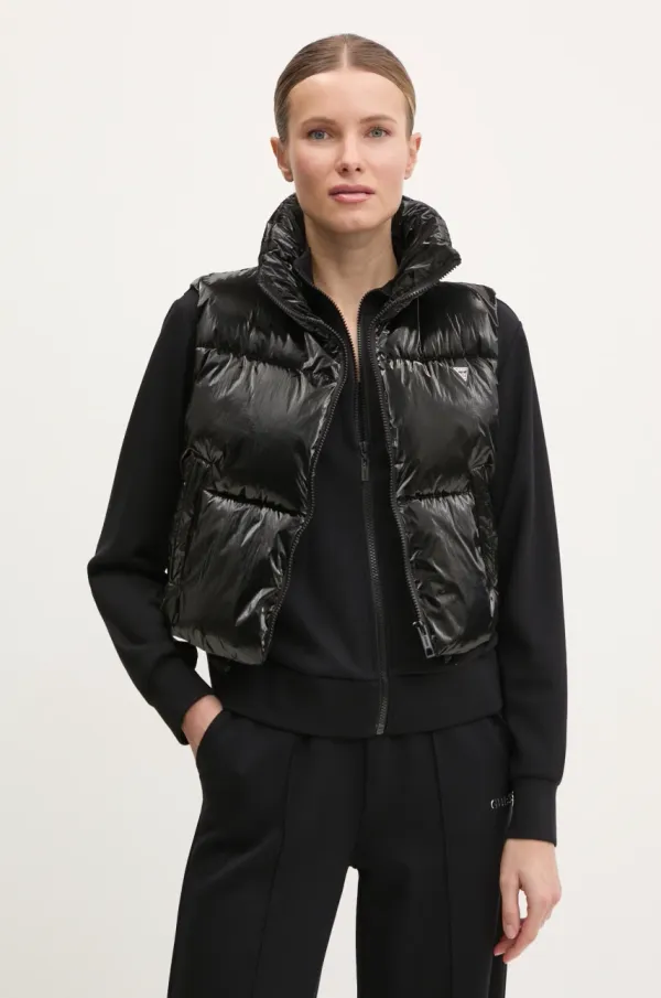 Guess Brezrokavnik Guess CHRIS ženski, črna barva, V5RL00 WGUJ0