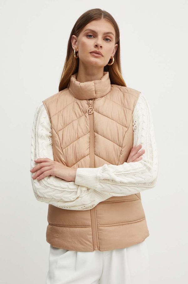 Guess Brezrokavnik Guess GINGER ženski, bež barva, W4YL08 WGAE2