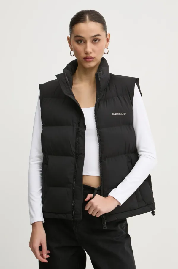 Guess Jeans Brezrokavnik Guess Jeans ženski, črna barva, W4BN59 WGII2