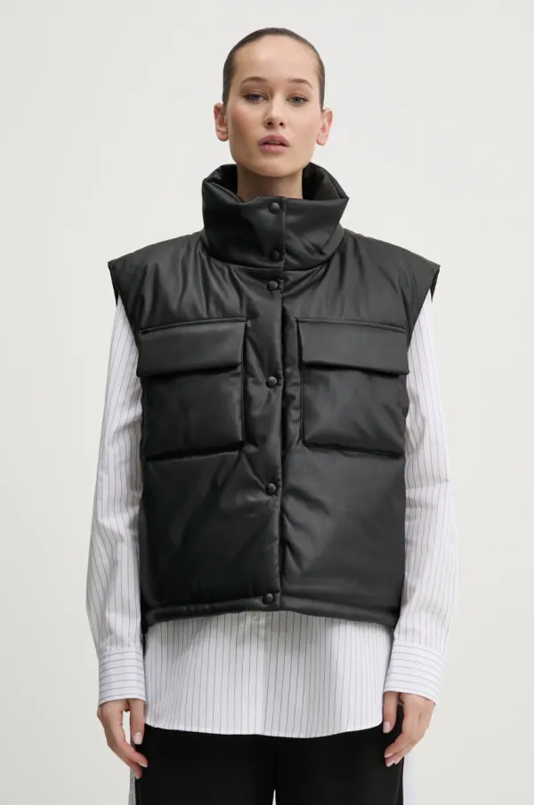 HUGO Blue Brezrokavnik Hugo Blue ženski, črna barva, 50530497