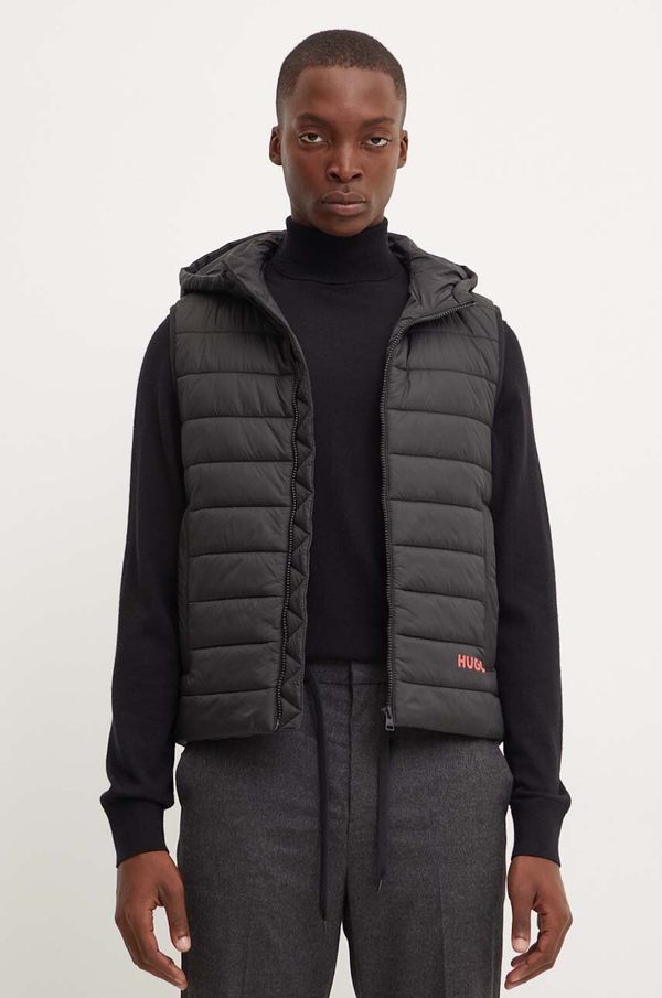 HUGO Brezrokavnik HUGO moški, črna barva, 50517872