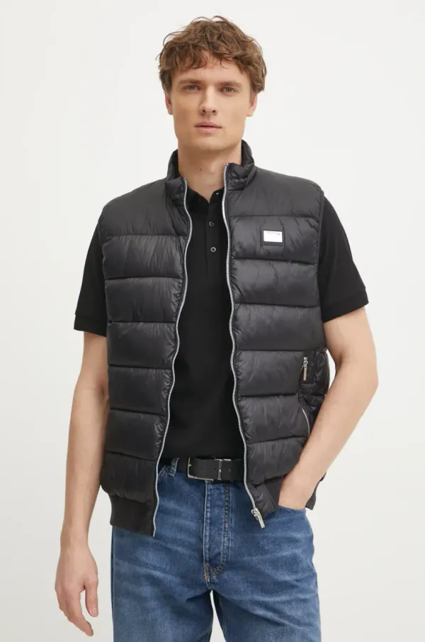 Karl Lagerfeld Brezrokavnik Karl Lagerfeld moški, črna barva, 551590.505091