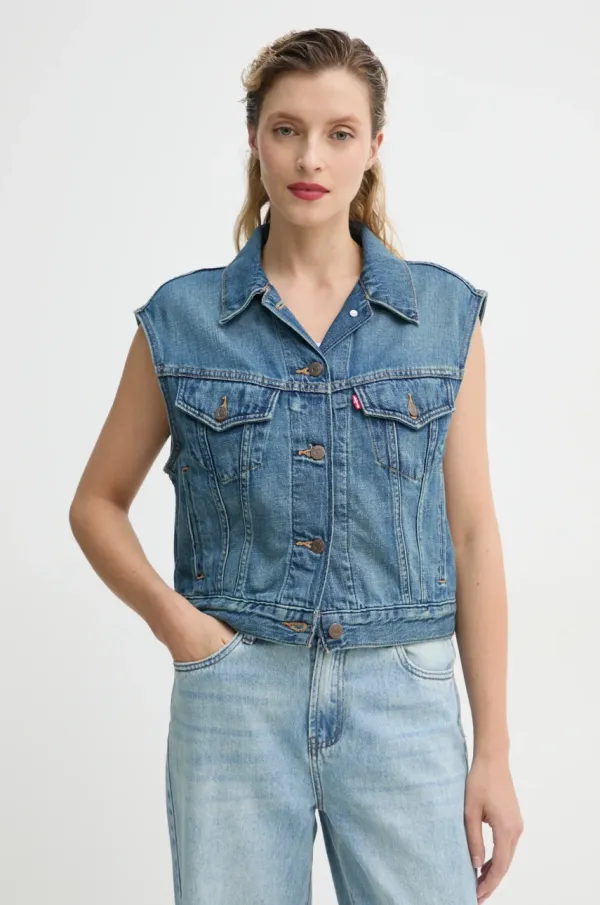 Levi's Brezrokavnik Levi's SHRUNKEN 90S VEST ženski, 001W2