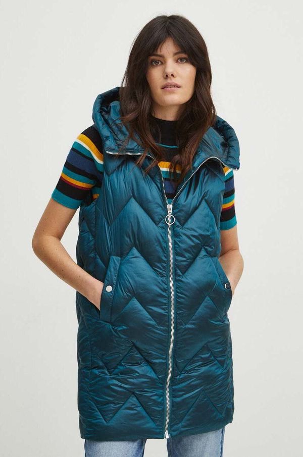 Medicine Brezrokavnik Medicine ženski, turkizna barva