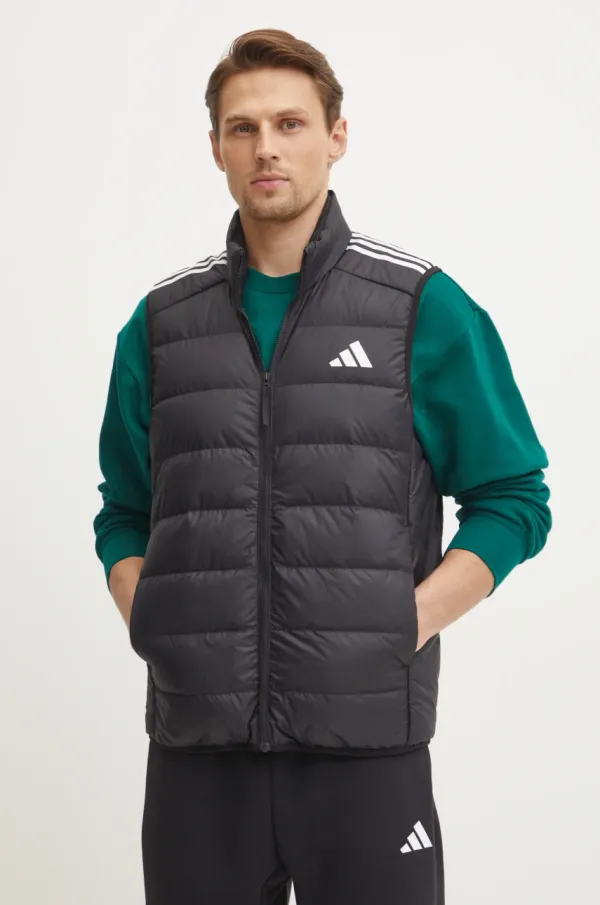 adidas Brezrokavnik s puhom adidas Essential moški, črna barva, JJ1203