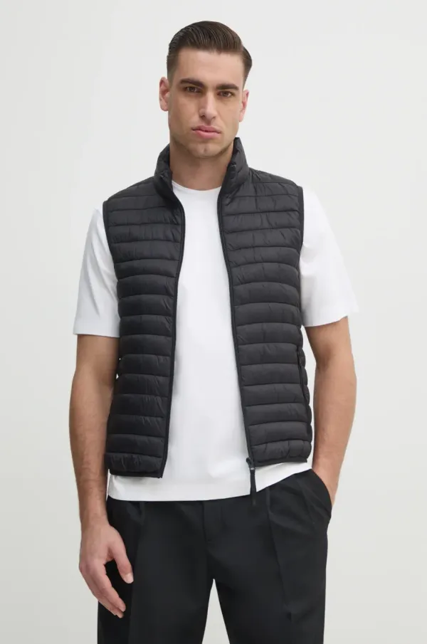 United Colors of Benetton Brezrokavnik United Colors of Benetton moški, črna barva, 2TWDUJ00P