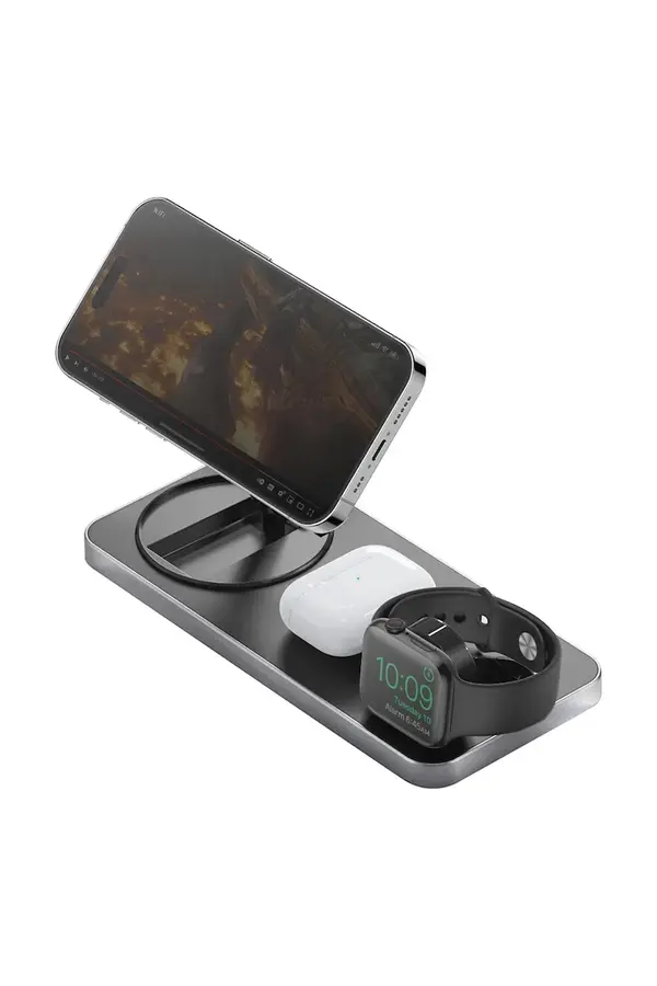 Bazic Brezžična polnilna postaja 3 v 1 Bazic 15W Fast Charging MagSafe