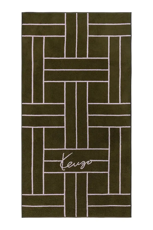Kenzo Brisača za plažo Kenzo K TATAMI Kaki 90 x 170 cm