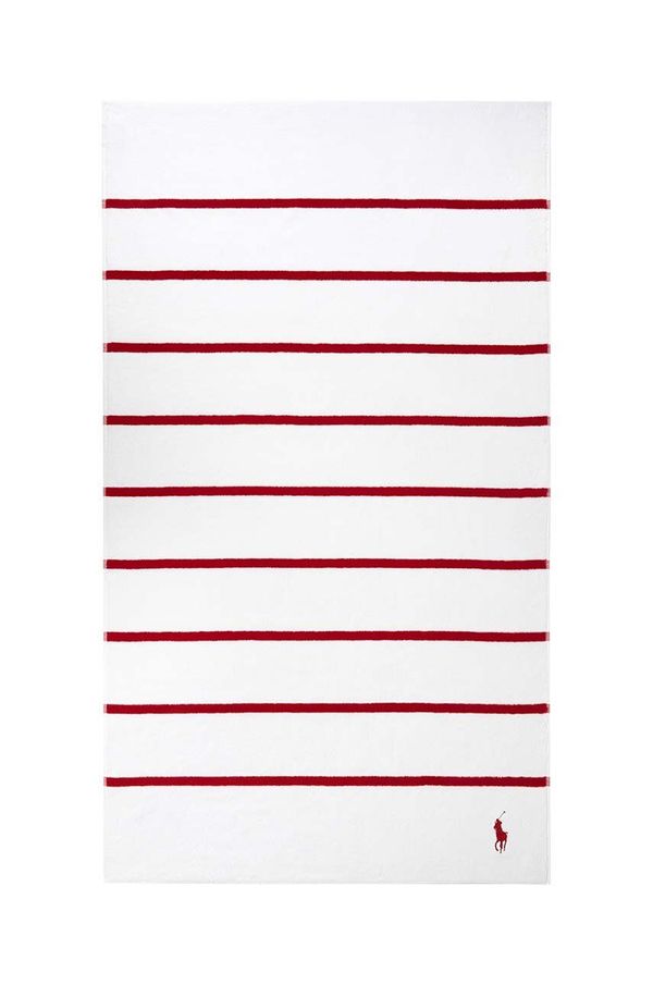 Ralph Lauren Brisača za plažo Ralph Lauren Irvin RedWhite 100 x 170 cm