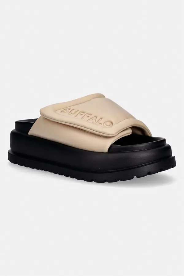 Buffalo Buffalo natikači s platformo ženski Palma Velcro