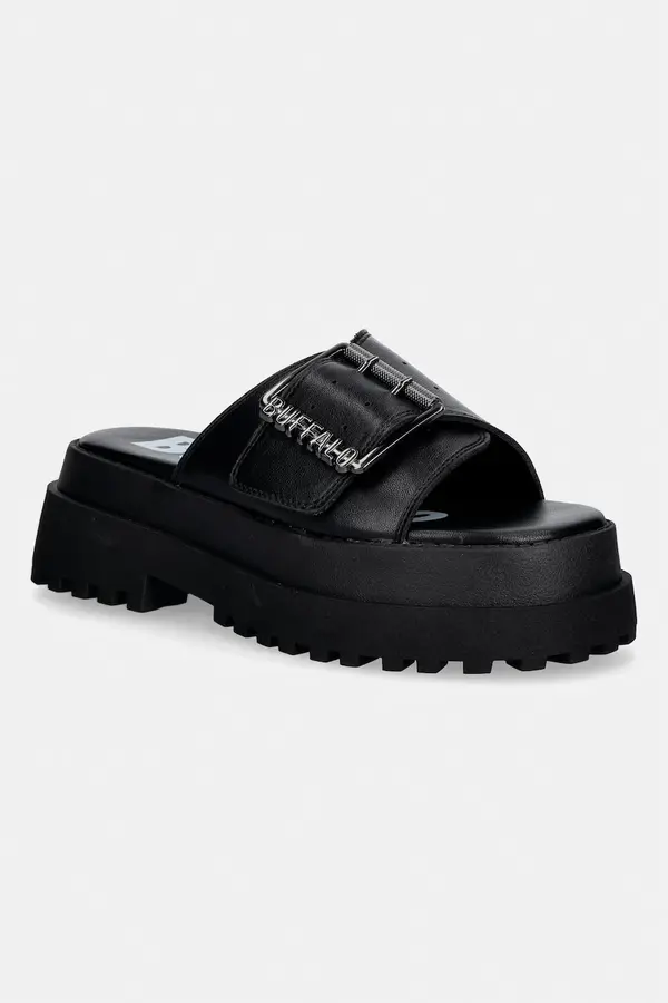 Buffalo Buffalo natikači s platformo ženski Pluto Slide Buckle