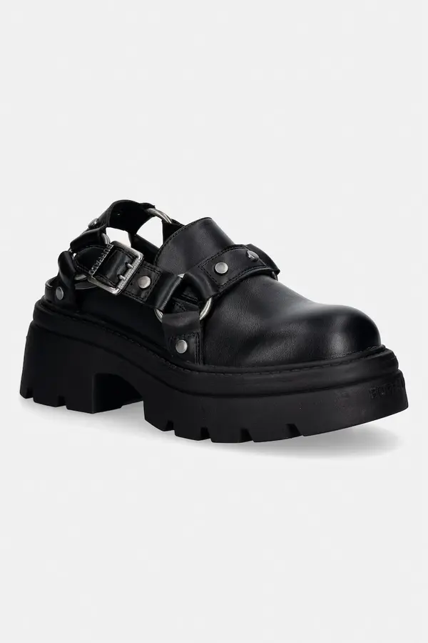 Buffalo Buffalo sandali z zaprtimi prsti ženski Vega Clog Buckle
