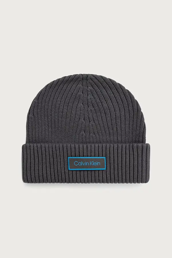 Calvin Klein Calvin Klein beanie kapa moška bombažna