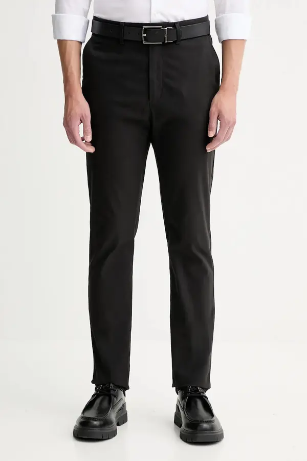 Calvin Klein Calvin Klein chino hlače moške bombažne z elastanom