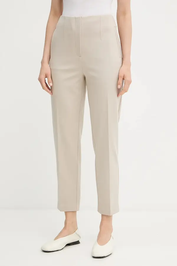 Calvin Klein Calvin Klein hlače ženske z viskozo