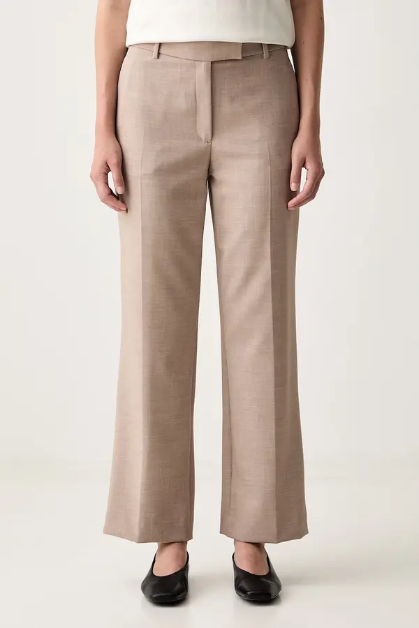 Calvin Klein Calvin Klein hlače ženske z viskozo