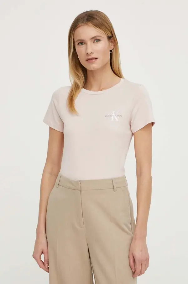 Calvin Klein Jeans Calvin Klein Jeans Bombažna kratka majica Calvin Klein Jeans 2-pack