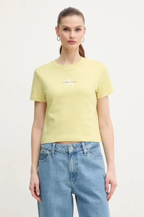 Calvin Klein Jeans Calvin Klein Jeans Bombažna kratka majica Calvin Klein Jeans