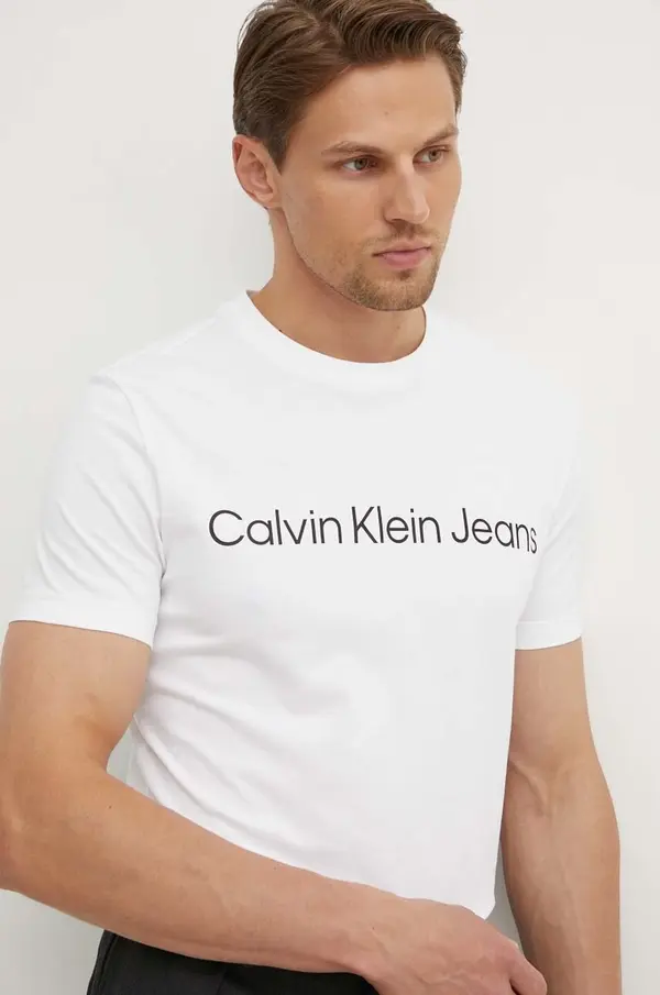 Calvin Klein Jeans Calvin Klein Jeans Bombažna kratka majica Calvin Klein Jeans