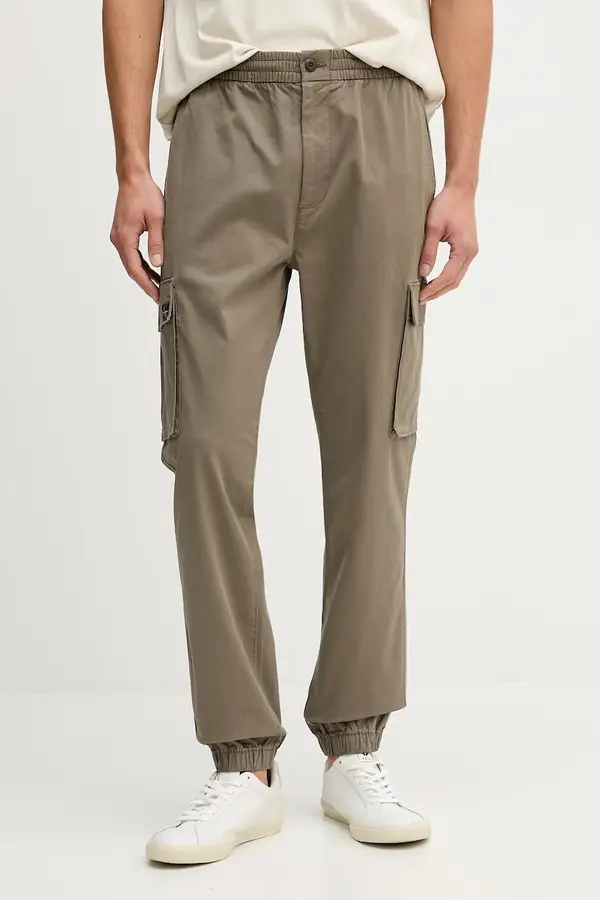 Calvin Klein Jeans Calvin Klein Jeans cargo hlače moške bombažne z elastanom