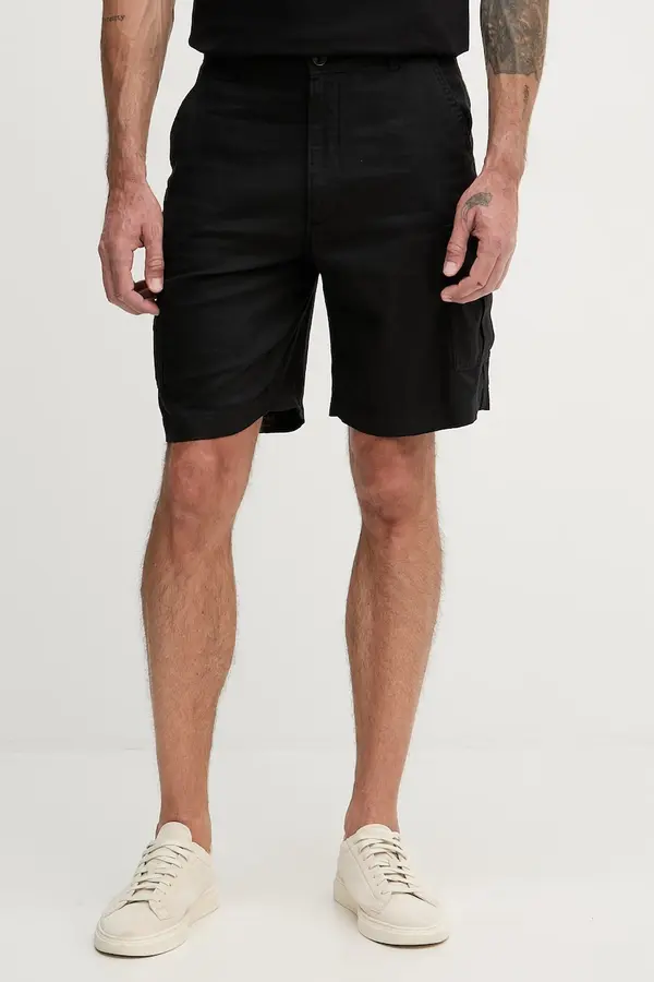 Calvin Klein Jeans Calvin Klein Jeans cargo kratke hlače moške z lanom