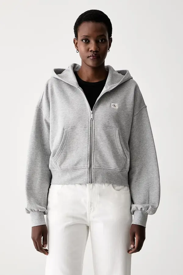Calvin Klein Jeans Calvin Klein Jeans jopica s kapuco ženska bombažna