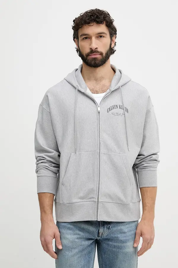 Calvin Klein Jeans Calvin Klein Jeans jopica s kapuco ženska z bombažem