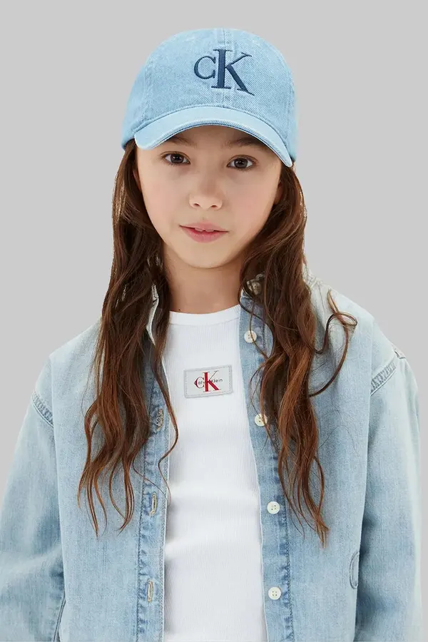 Calvin Klein Jeans Calvin Klein Jeans kapa s šiltom otroška jeans