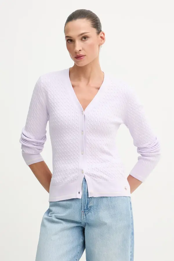Calvin Klein Jeans Calvin Klein Jeans kardigan ženski z bombažem