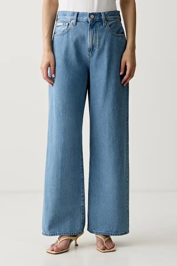 Calvin Klein Jeans Calvin Klein Jeans kavbojke s širokimi hlačnicami ženske
