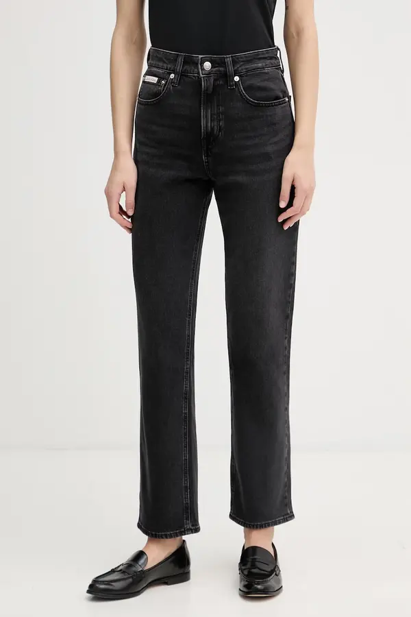 Calvin Klein Jeans Calvin Klein Jeans kavbojke straight kroja ženske