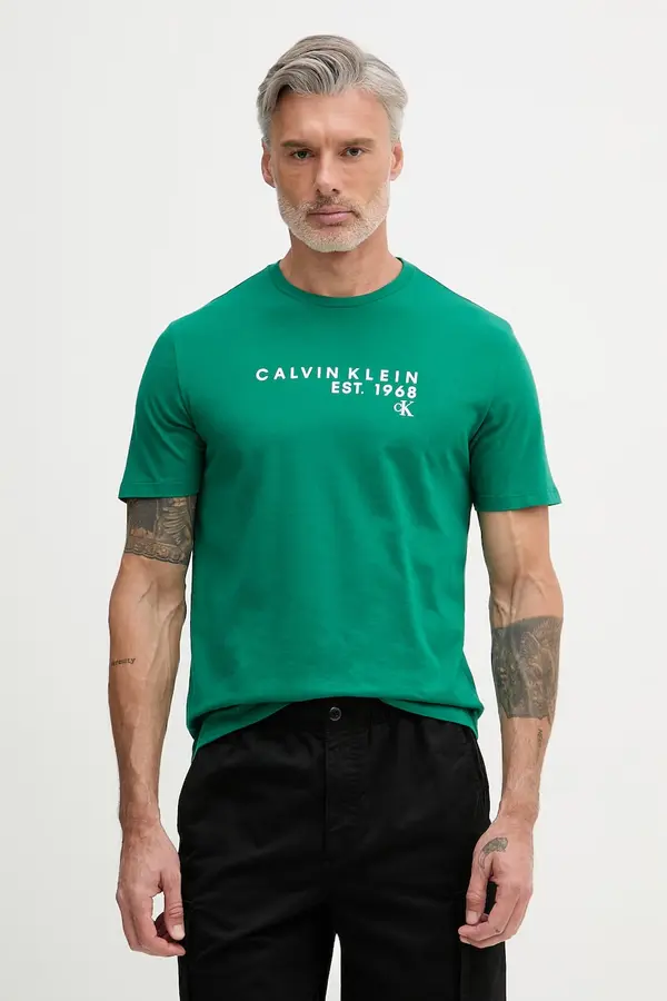 Calvin Klein Jeans Calvin Klein Jeans kratka majica moška bombažna