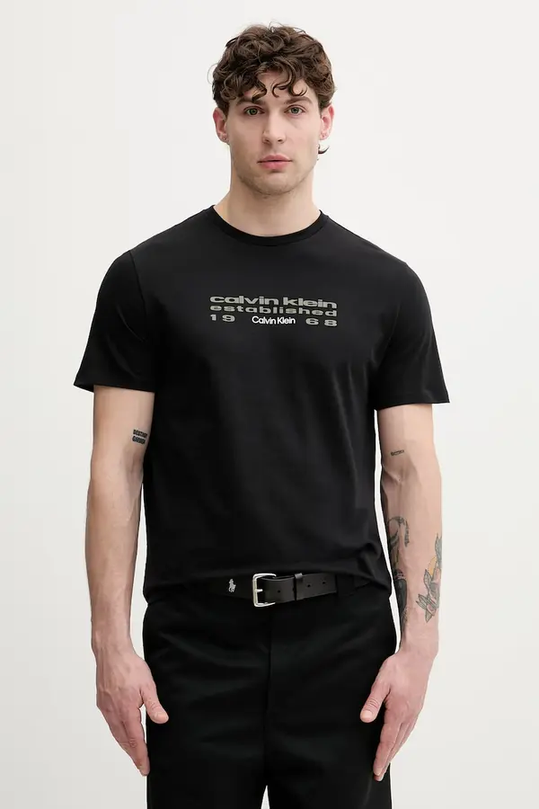 Calvin Klein Jeans Calvin Klein Jeans kratka majica moška bombažna