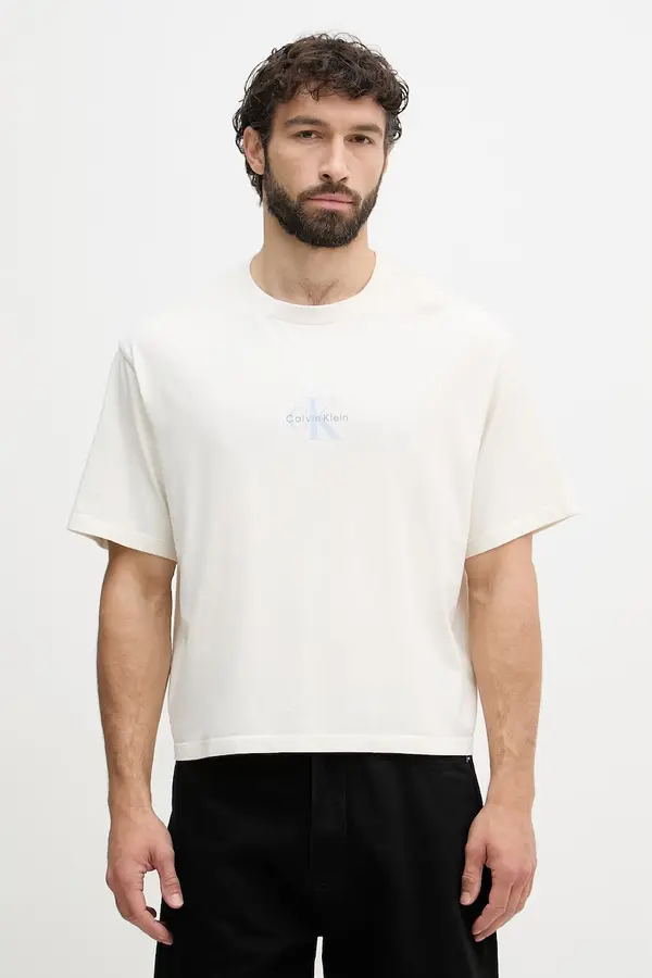 Calvin Klein Jeans Calvin Klein Jeans kratka majica moška bombažna