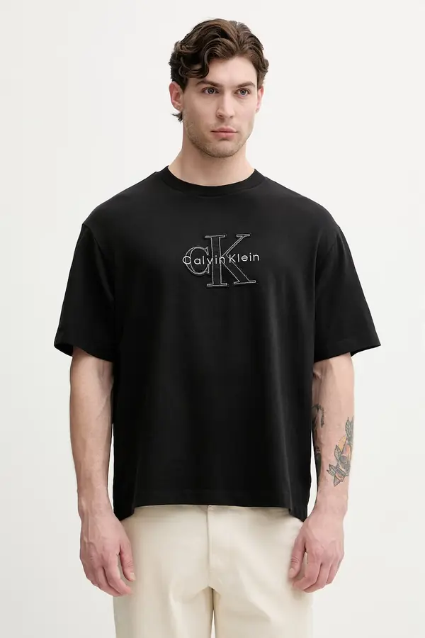 Calvin Klein Jeans Calvin Klein Jeans kratka majica moška bombažna