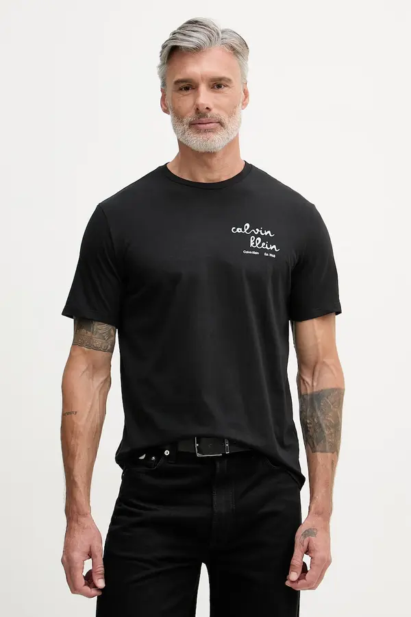 Calvin Klein Jeans Calvin Klein Jeans kratka majica moška bombažna